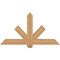 Ekena Millwork Kennewick Timber Gable Bracket, Western Red Cedar, 60"W x 32"H x 5 1/2"D x 5 1/2"F, 13/12 Pitch GBW060X32X0606KEN00SWR - alternate 1